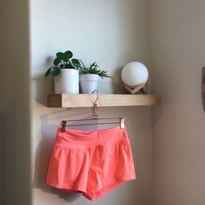 Lululemon Coral/Bright Pink/Orange Shorts